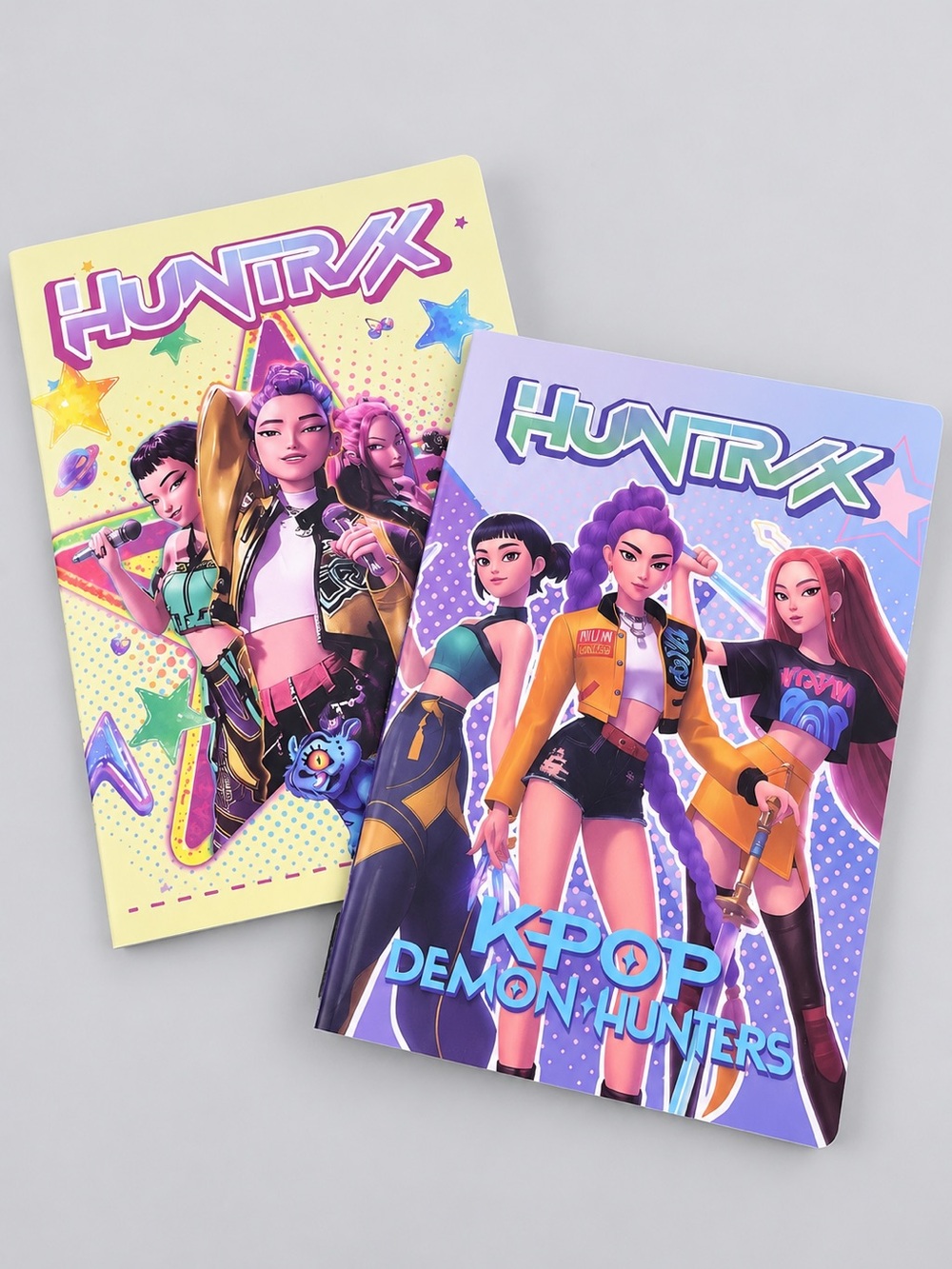 KPOP Demon Hunters HUNTR/X Notebook Set of 2 - Lined Journal Notebooks